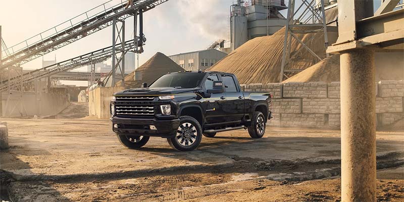 black 2022 Chevrolet Silverado-HD