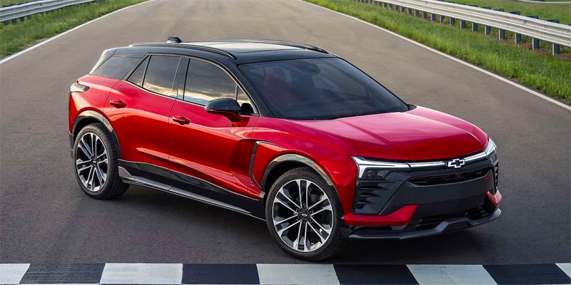 2024 Chevy Blazer EV on the move