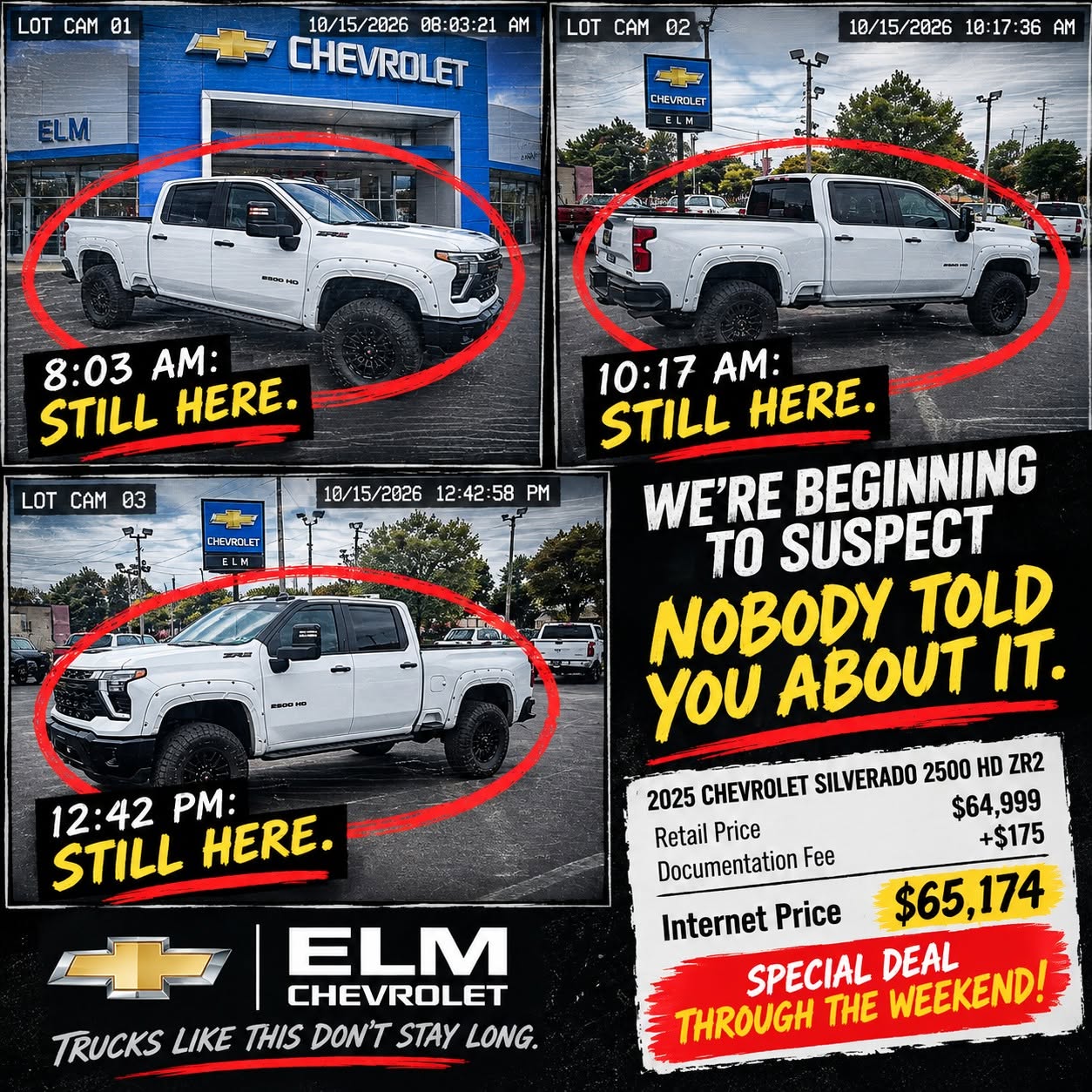 Elm Chevrolet - Weekend Special
