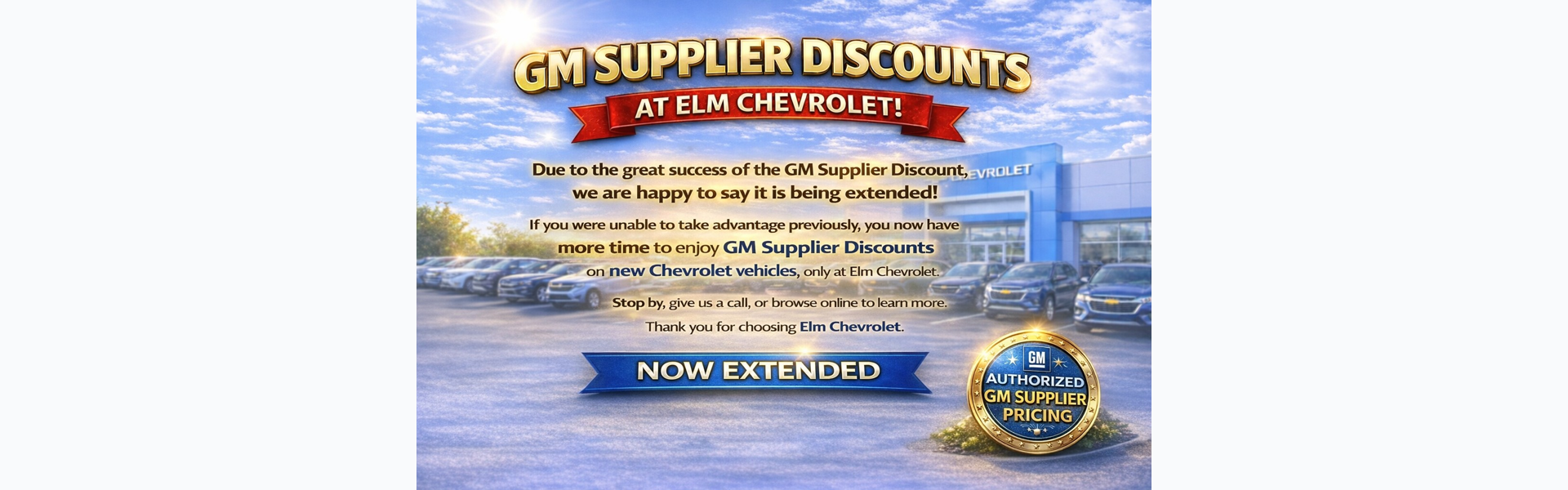 GM Supplier Discounts