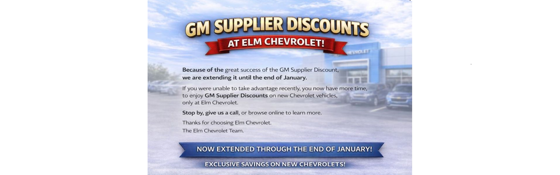 GM Supplier Discounts