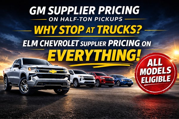 GM Supplier pricing on Half-Ton Pickups